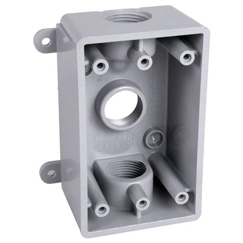 standard outlet to junction box thread|standard electrical wall mount box.